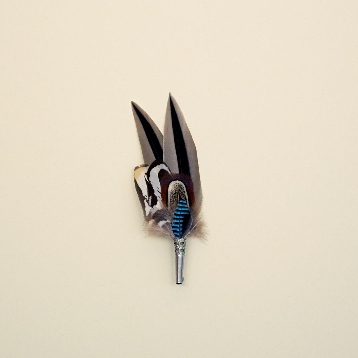 German Feather Pin