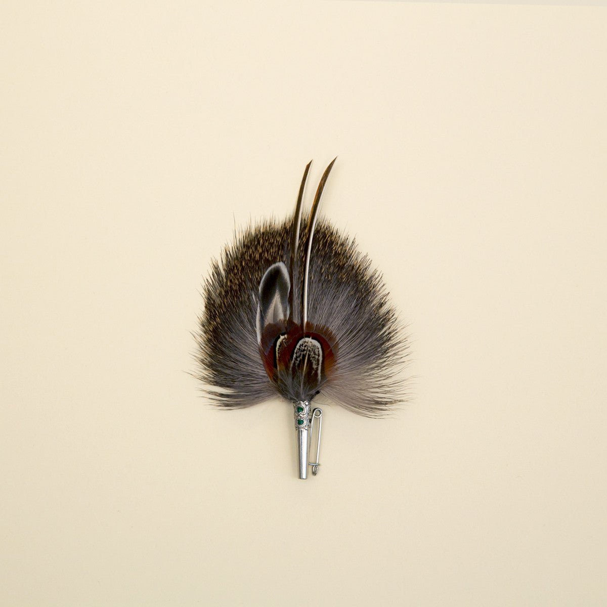 German Feather Pin