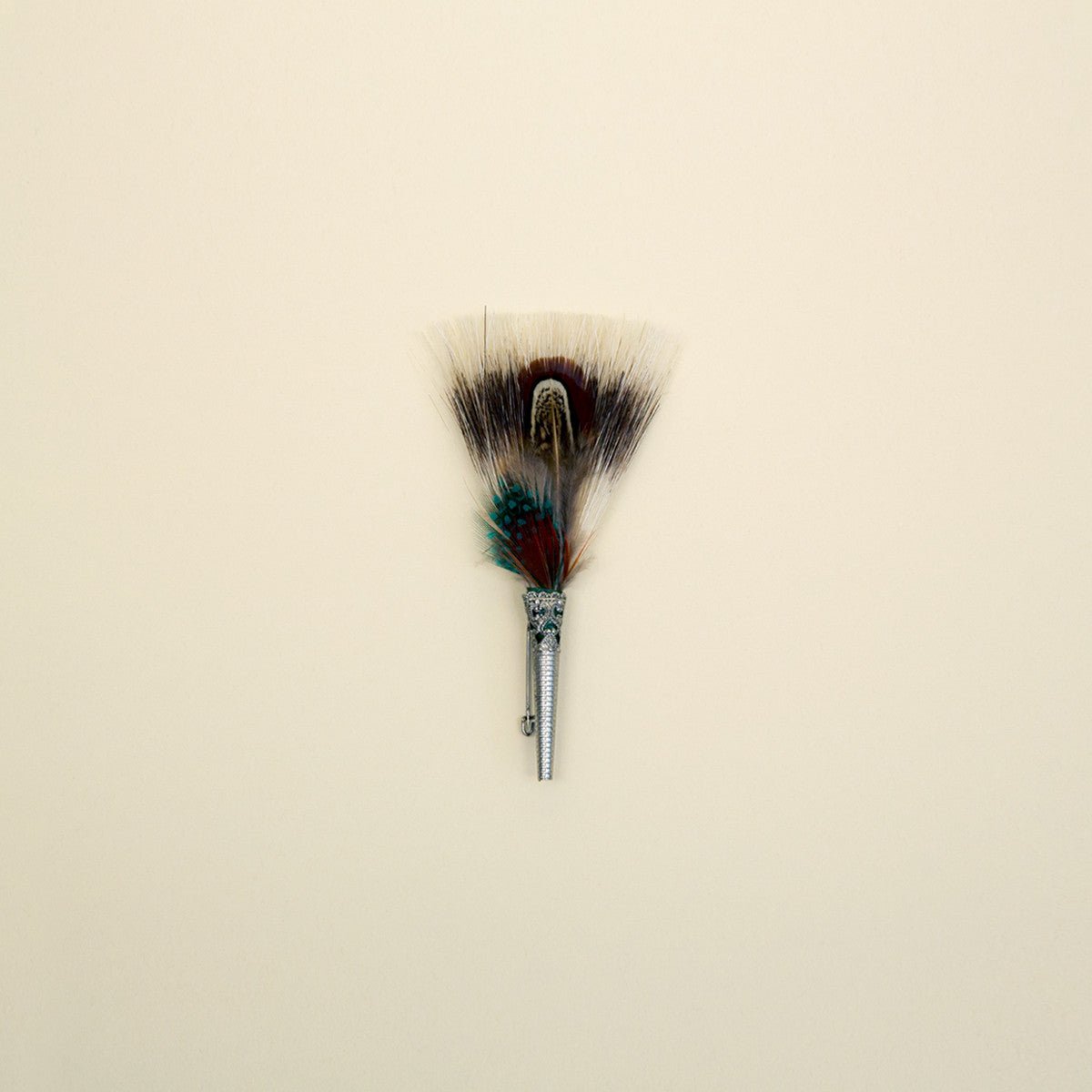 German Feather Pin