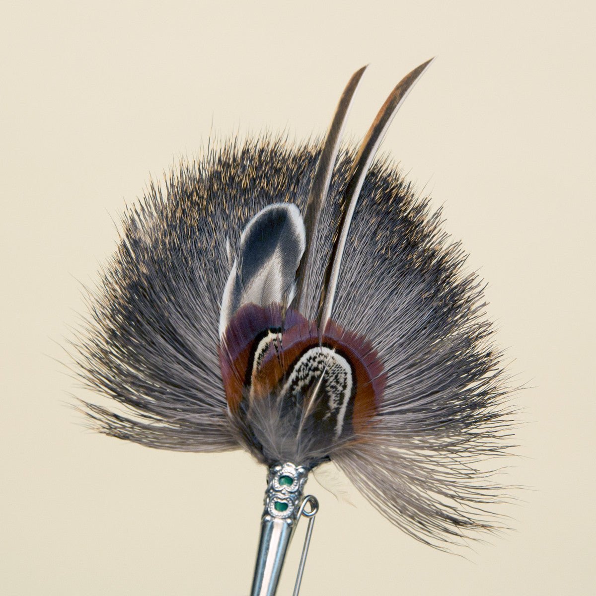 German Feather Pin