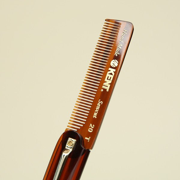 Kent Handmade Comb with Clip - 20T