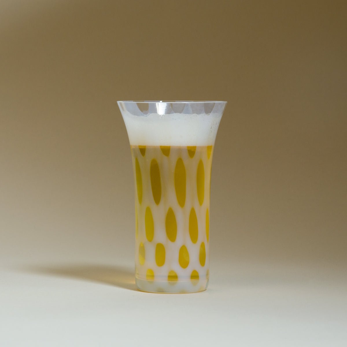 Opal Beer Glass - Circles