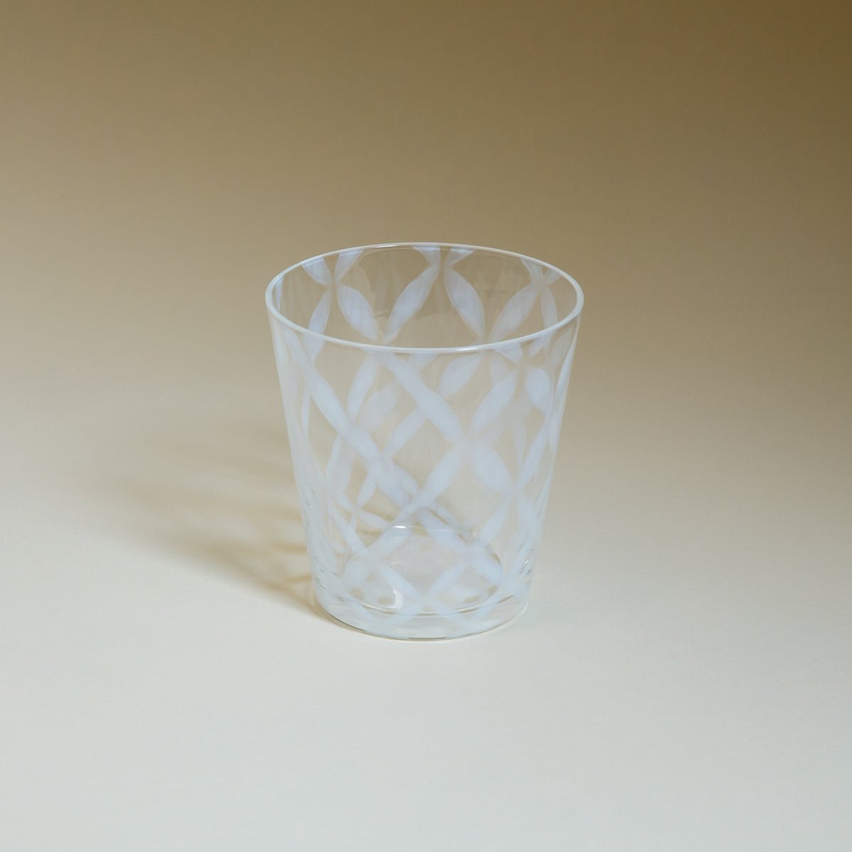 Opal Drinking Glass - Lattice