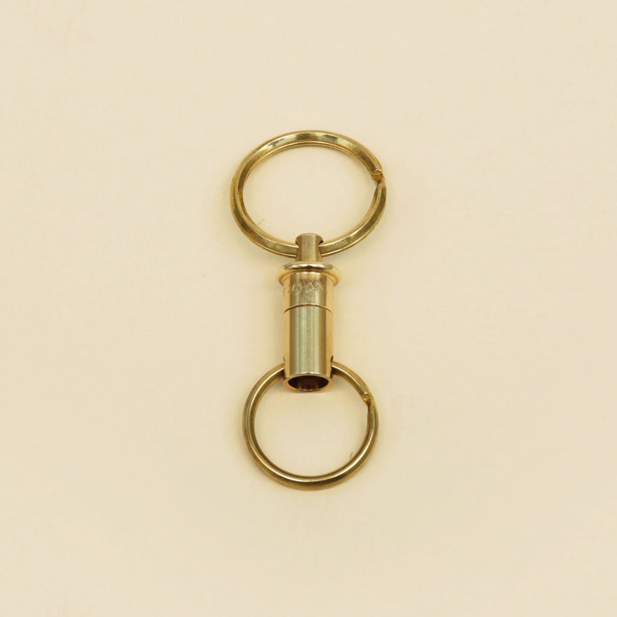 Releasable Brass Key Ring