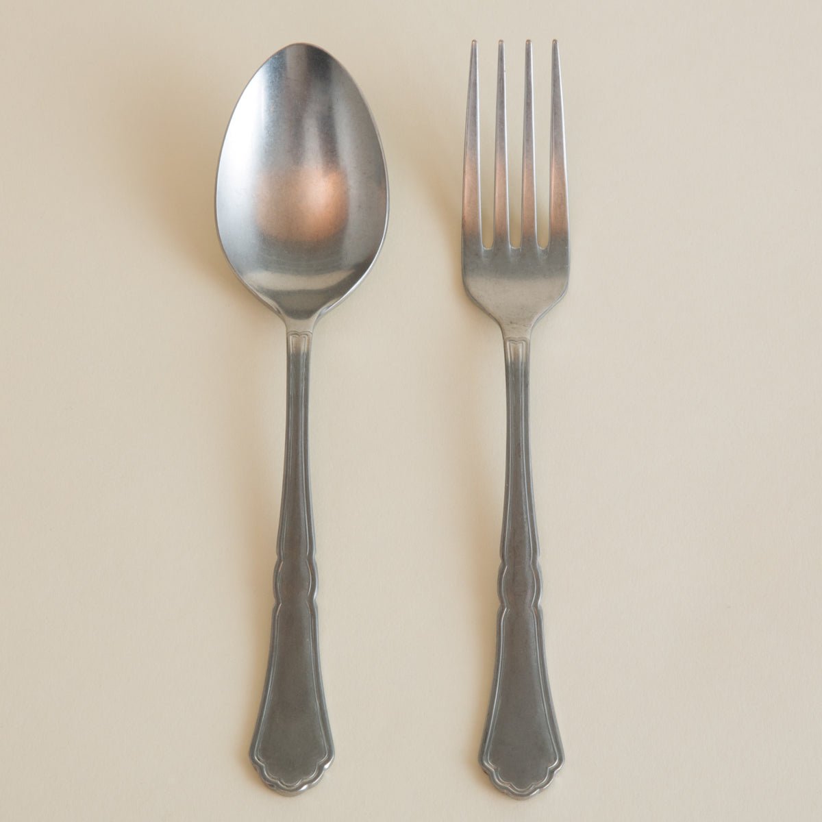 Stonewashed Serving ForkForks