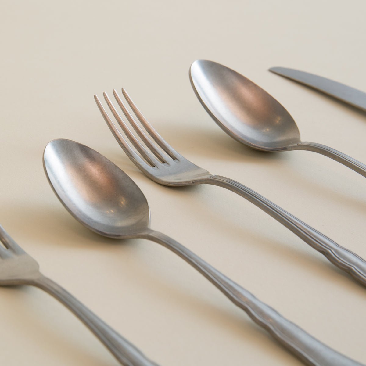 Stonewashed Serving ForkForks