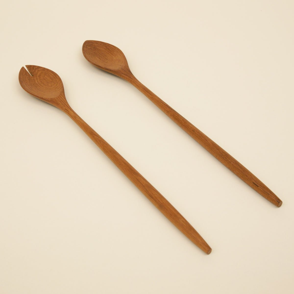 Teak Servers - Lotus Style