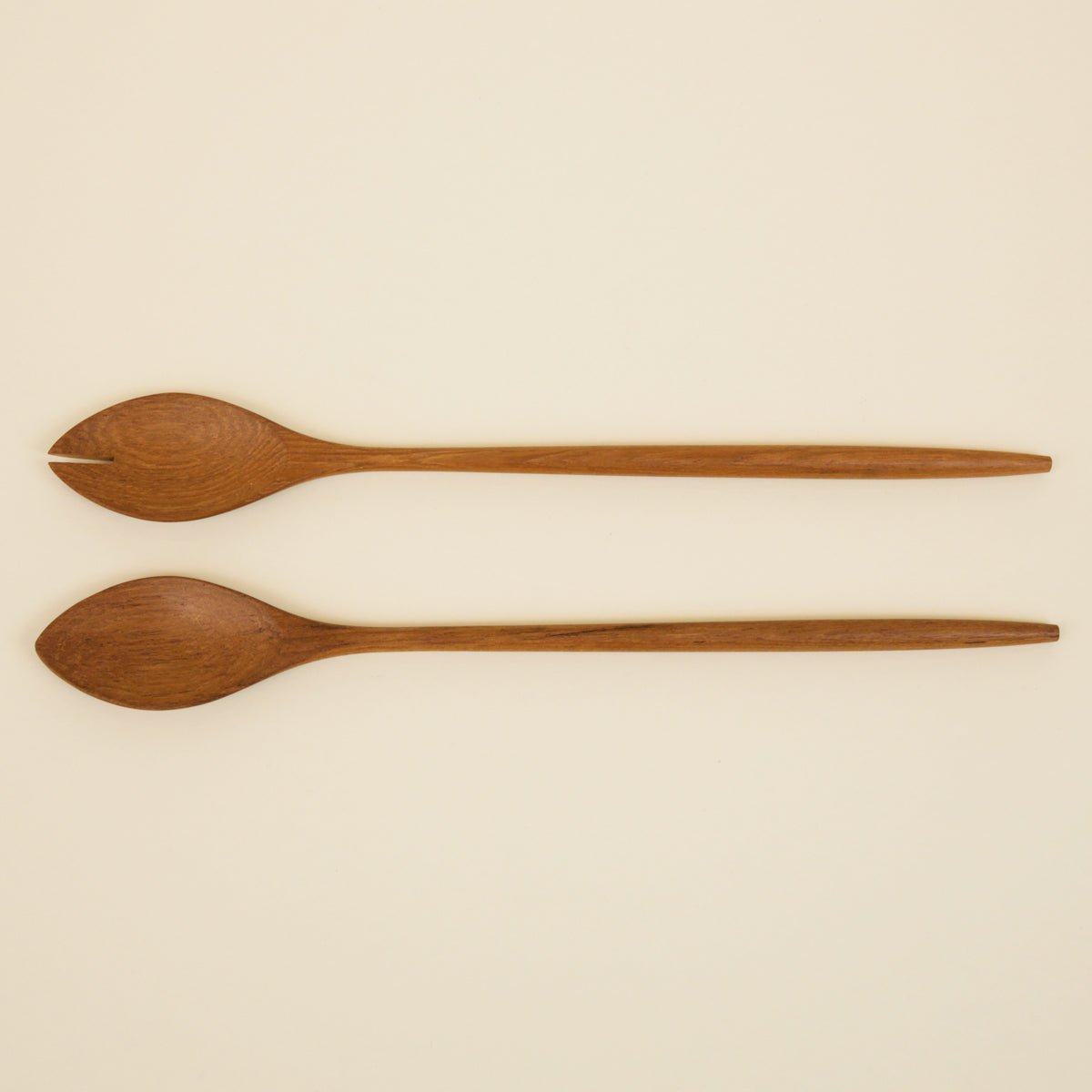 Teak Servers - Lotus Style