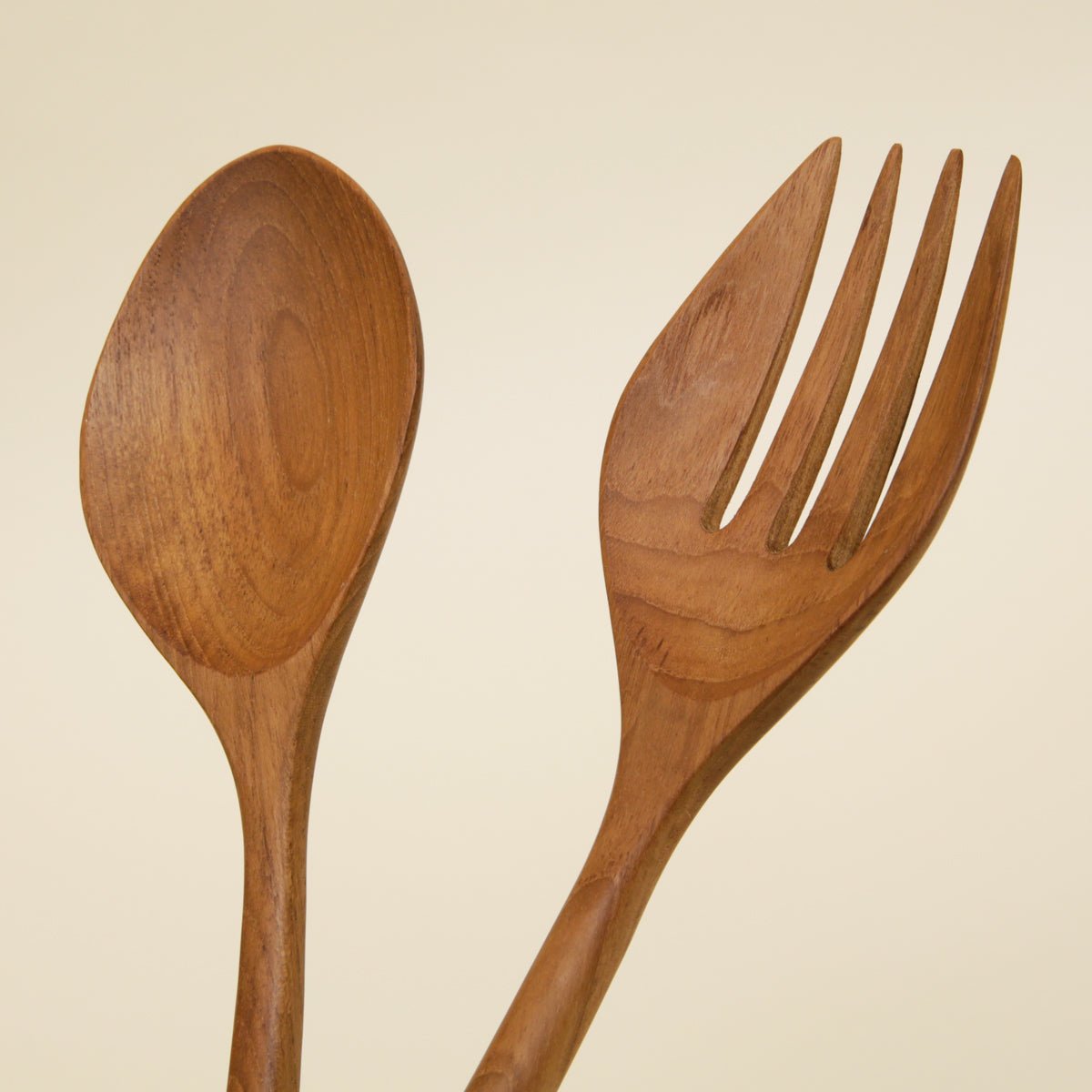 Teak Servers - Water Style