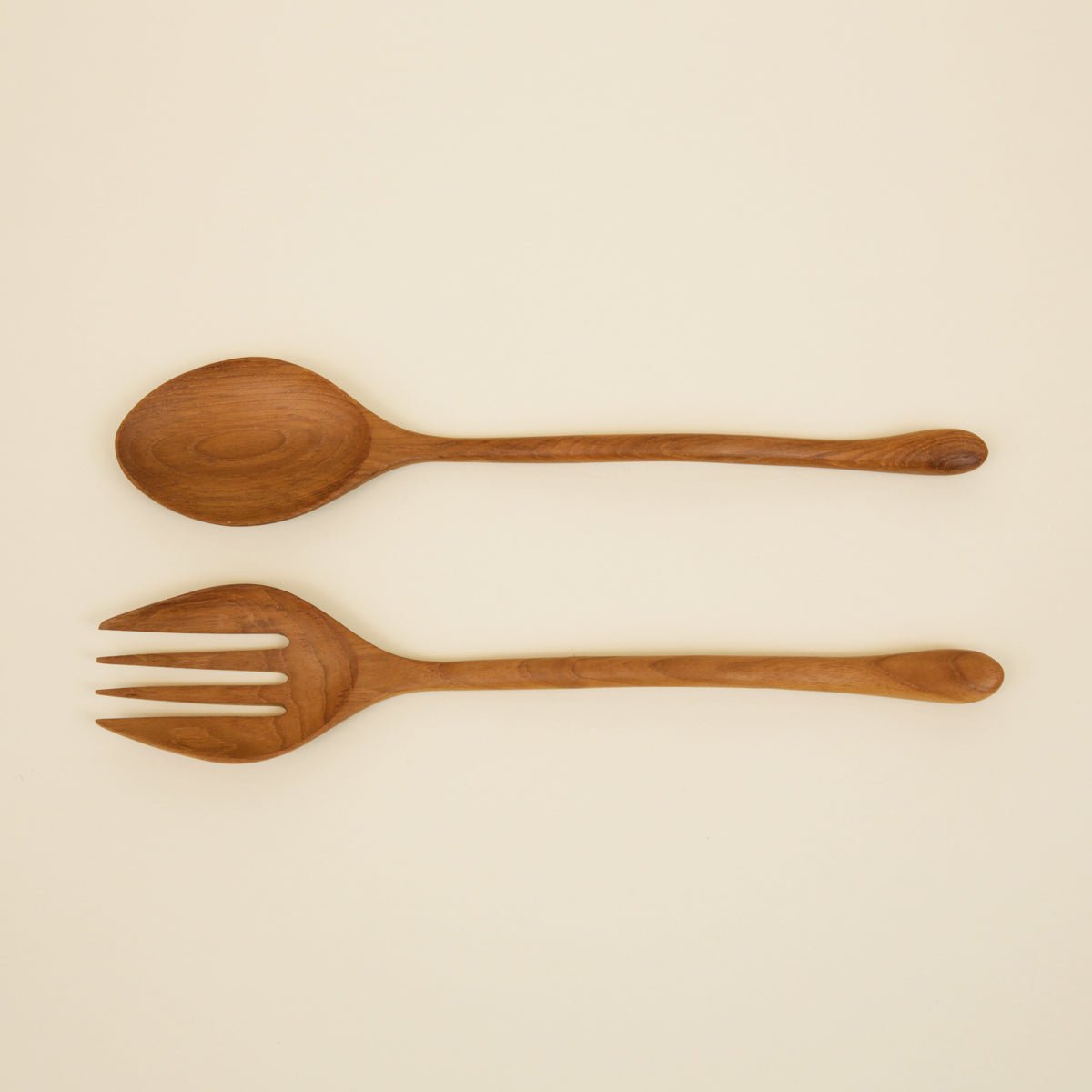 Teak Servers - Water Style
